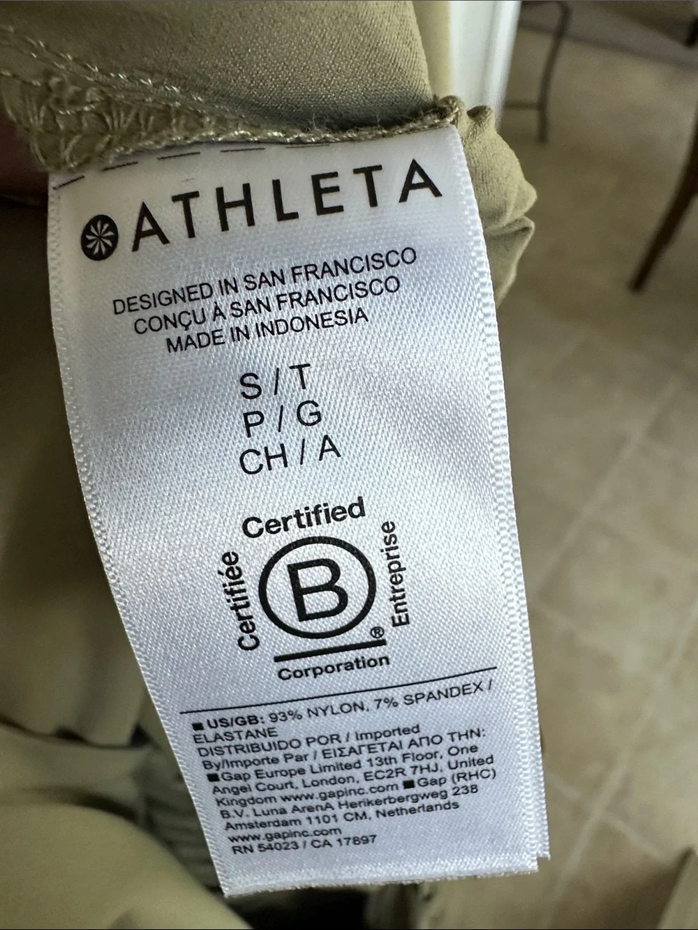 Athleta Olive Green Sleeveless Zip-Front Jumpsuit